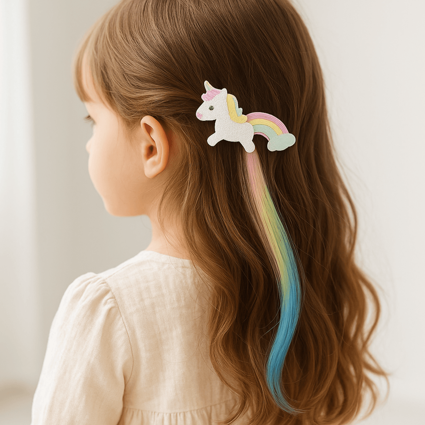Colorful Clip-in Hair Extentions for Kids - Gummia