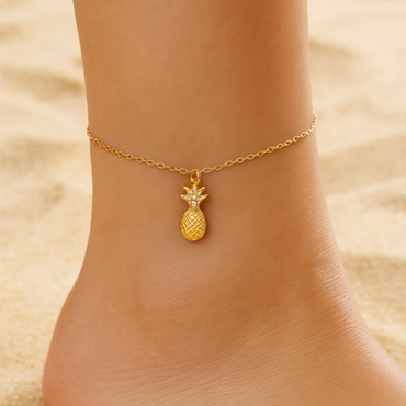 Gold and Silver Plated Anklets for Teens and Women