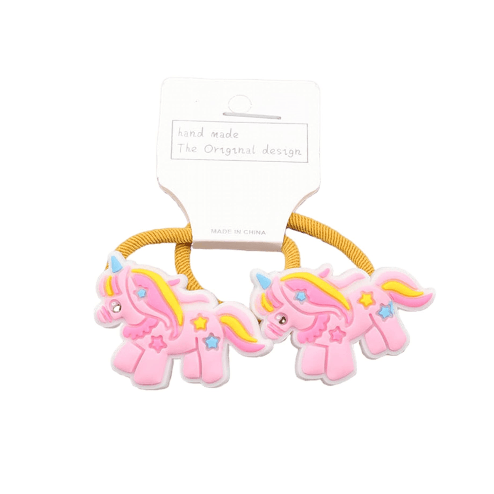 Unicorn Silicone Hair Ties for Girls - Gummia