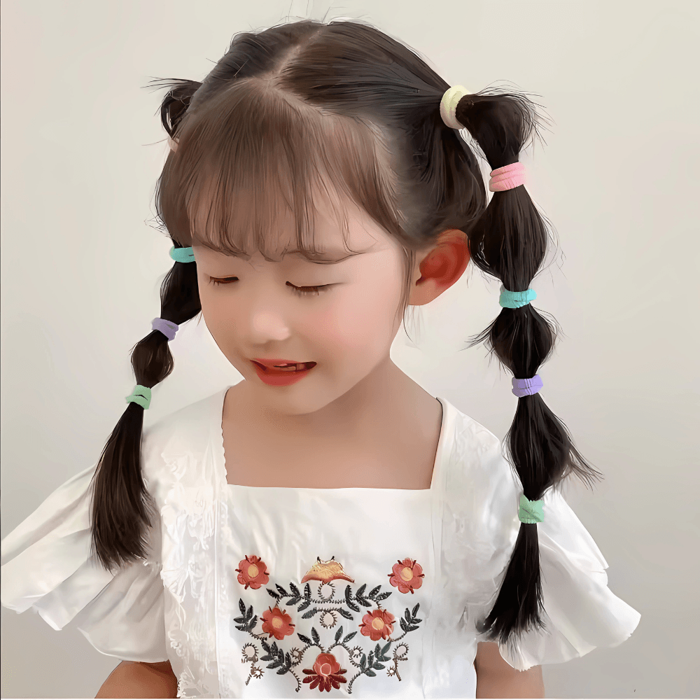 50pcs Pack Kids Hair Ties - Gummia