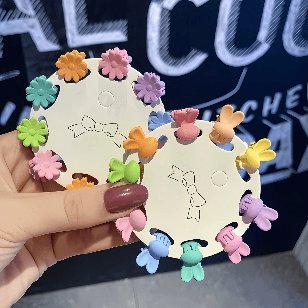 Kids Candy Color Mini Claw Clips - Gummia