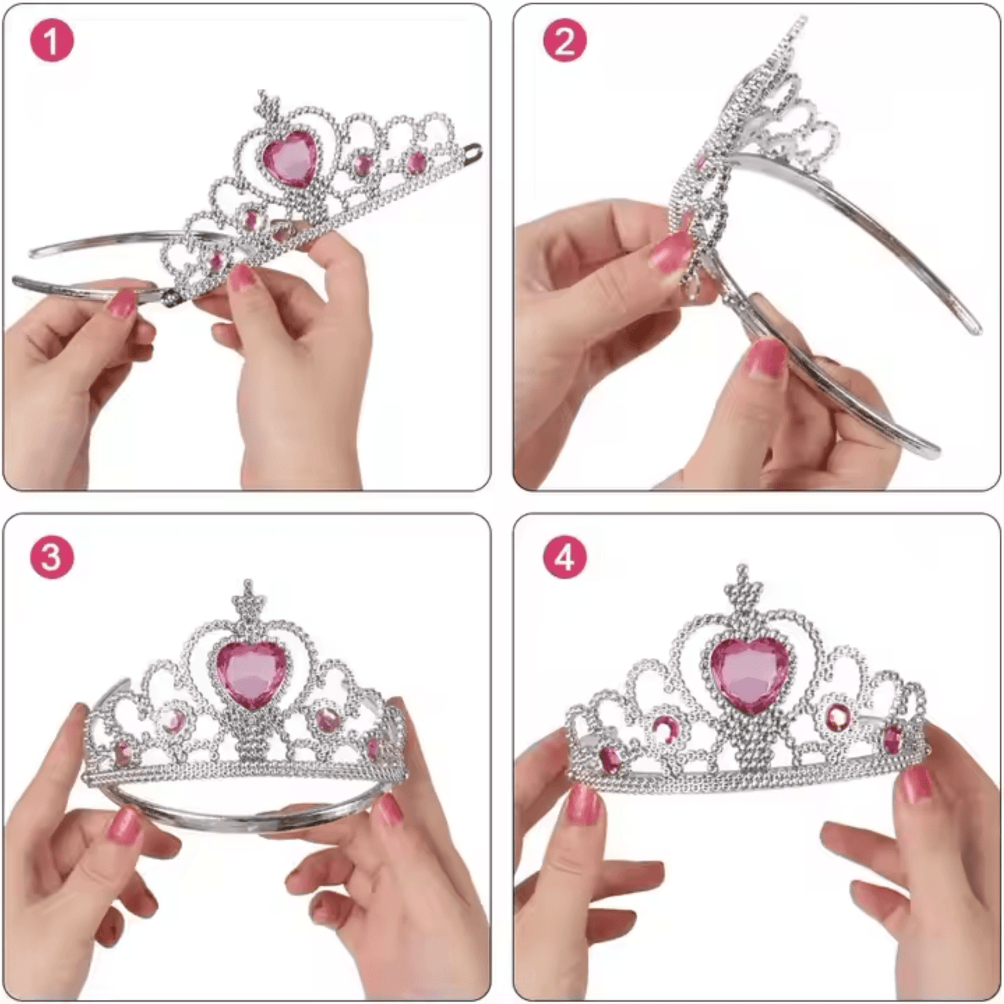 Princess Crown Tiara and Wand Set - Gummia