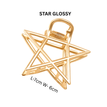 Gold Metal Hair Claws - Gummia