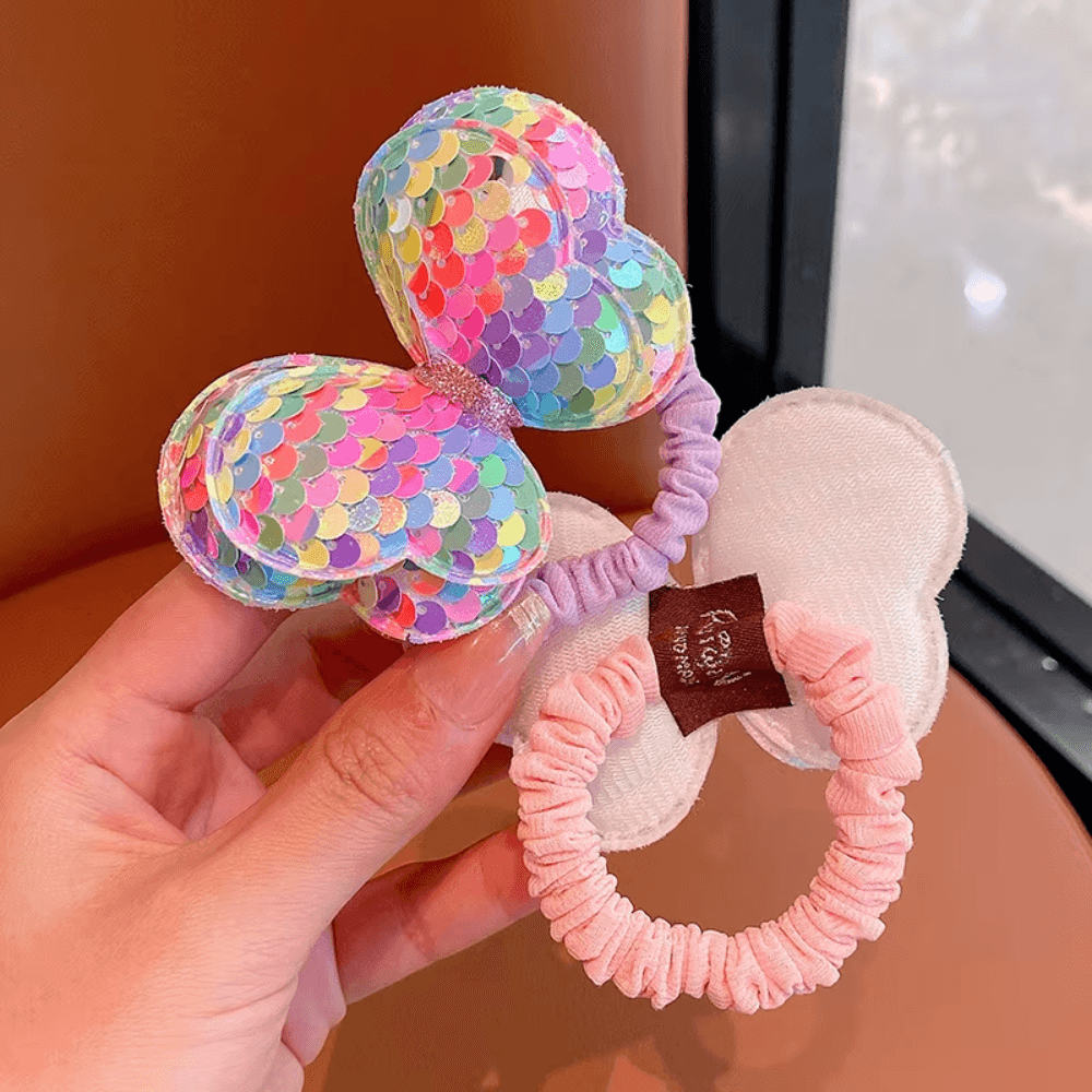 Kids Butterfly Hair Ties - Cute and Colorful Accessories for Little Girls - Gummia