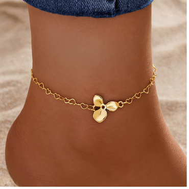 Gold and Silver Plated Anklets for Teens and Women