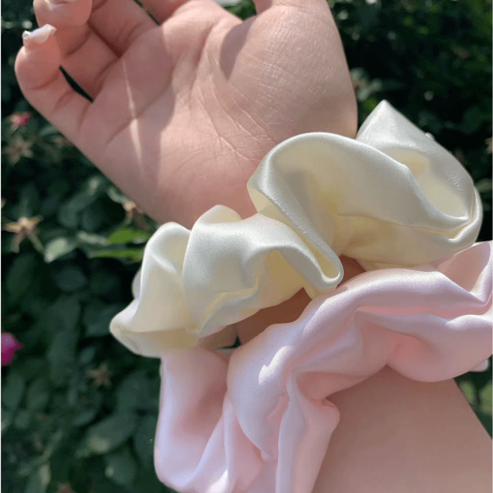 Women silk satin scrunchies - Gummia