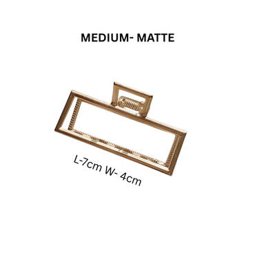 Gold Metal Hair Claws - Gummia