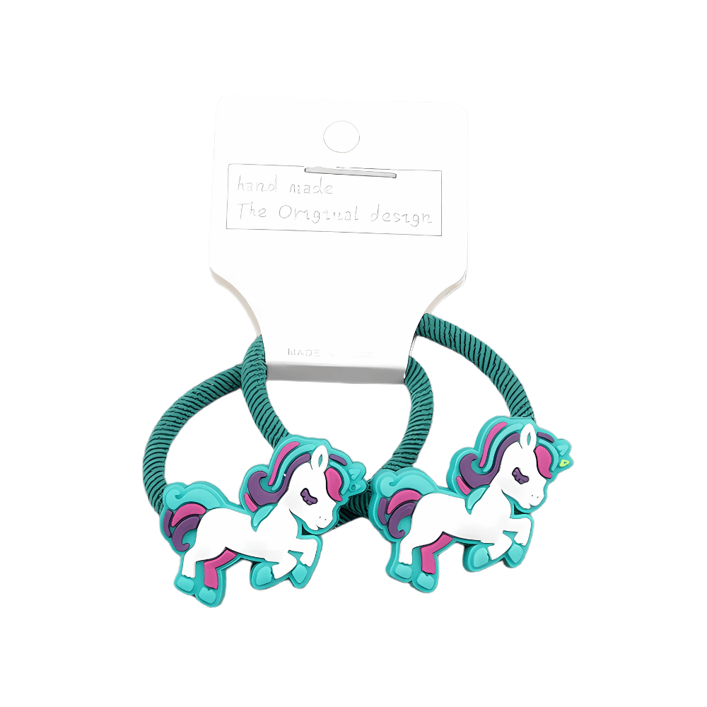 Unicorn Silicone Hair Ties for Girls - Gummia