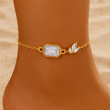 Gold and Silver Plated Anklets for Teens and Women