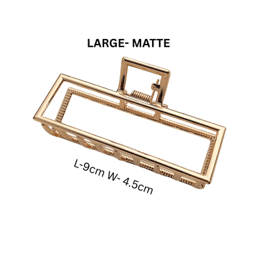 Gold Metal Hair Claws - Gummia