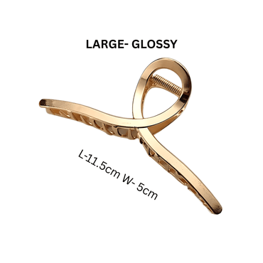 Gold Metal Hair Claws - Gummia