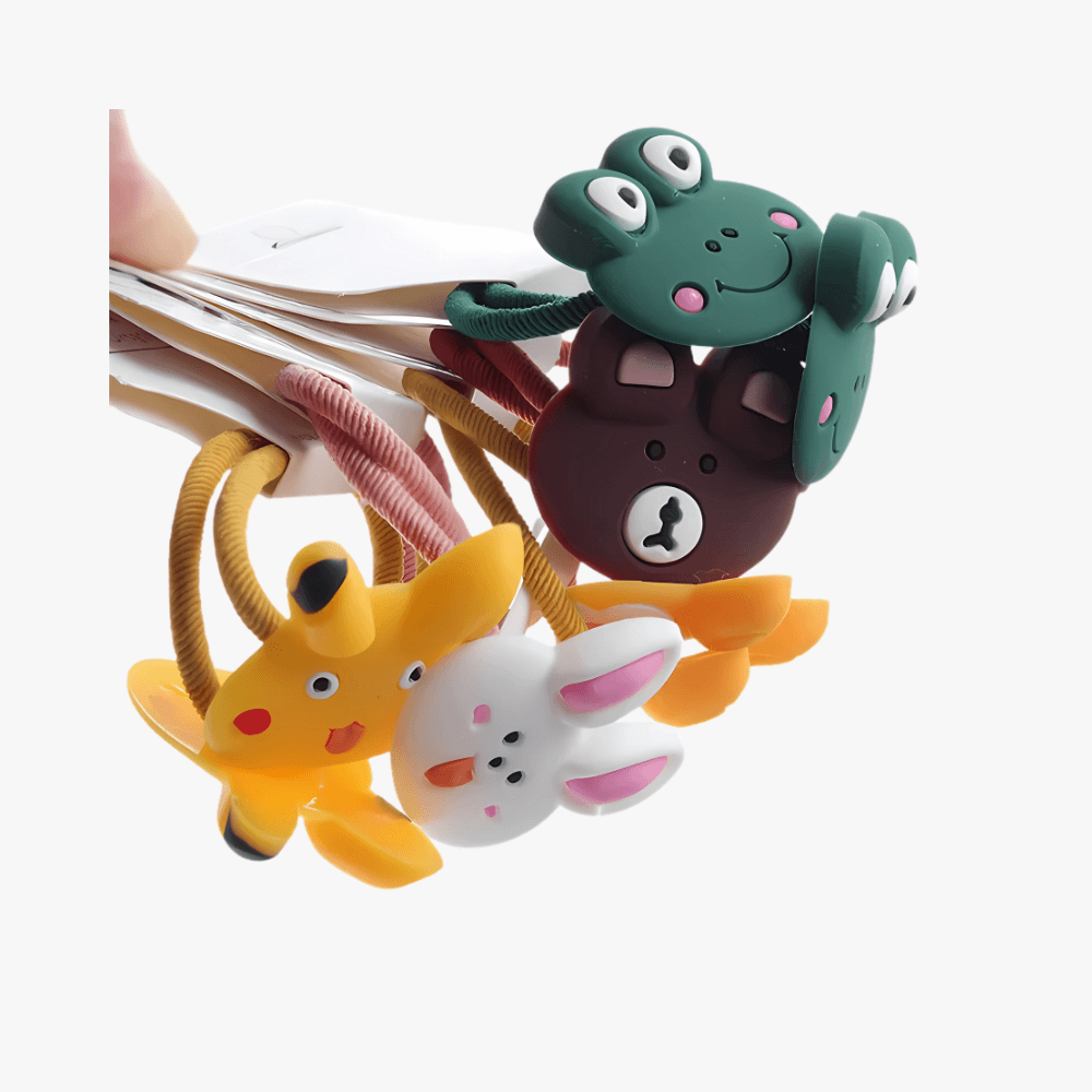 Animal Silicone Hair Ties for Kids - Gummia