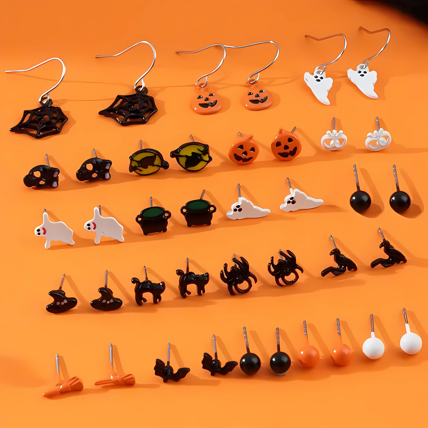 20 pairs Halloween earrings set for kids and women