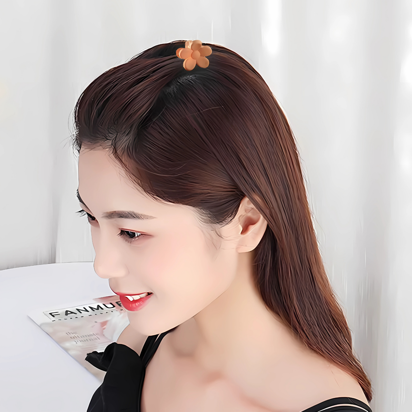 Mini Matte Hair Claw Clips – Pastel Set of 6 - Gummia