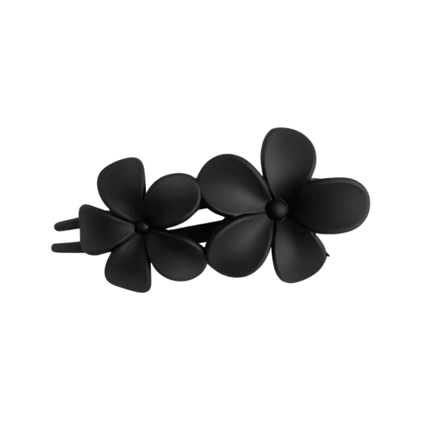 Elegant Double Flower Claw Clip for Women - Gummia