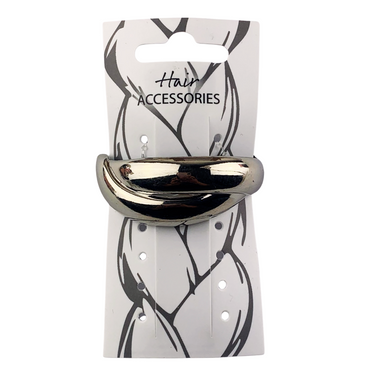 Hair ties with gold and silver metal decoration