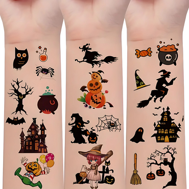 Halloween tattoo stickers