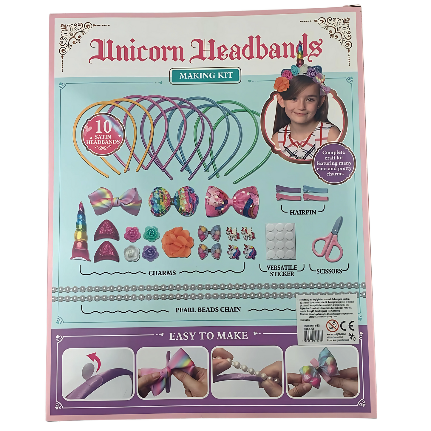 DIY unicorn headband making kit