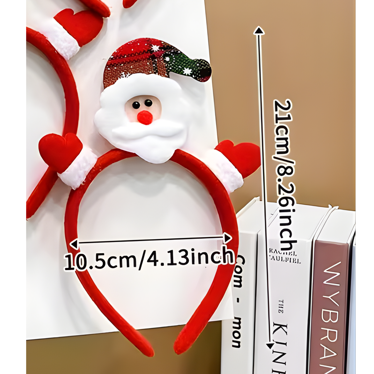 5-pack Christmas Plush headbands