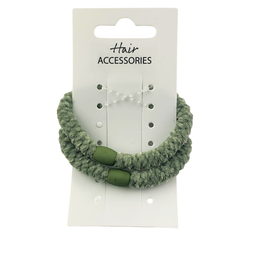 2pcs Soft braided hair ties for women