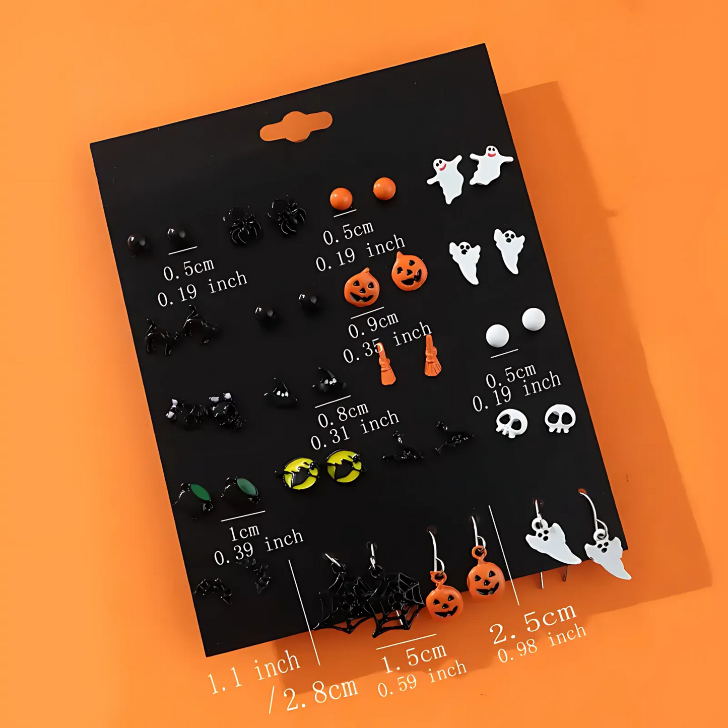 20 pairs Halloween earrings set for kids and women