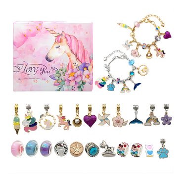 DIY Charm Bracelet Advent Calendar for kids – 24 Days of Magical Surprises