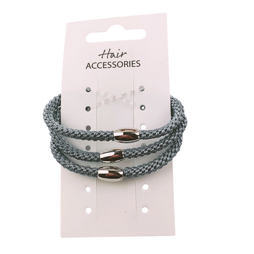 Thin braided hair ties- 3pcs