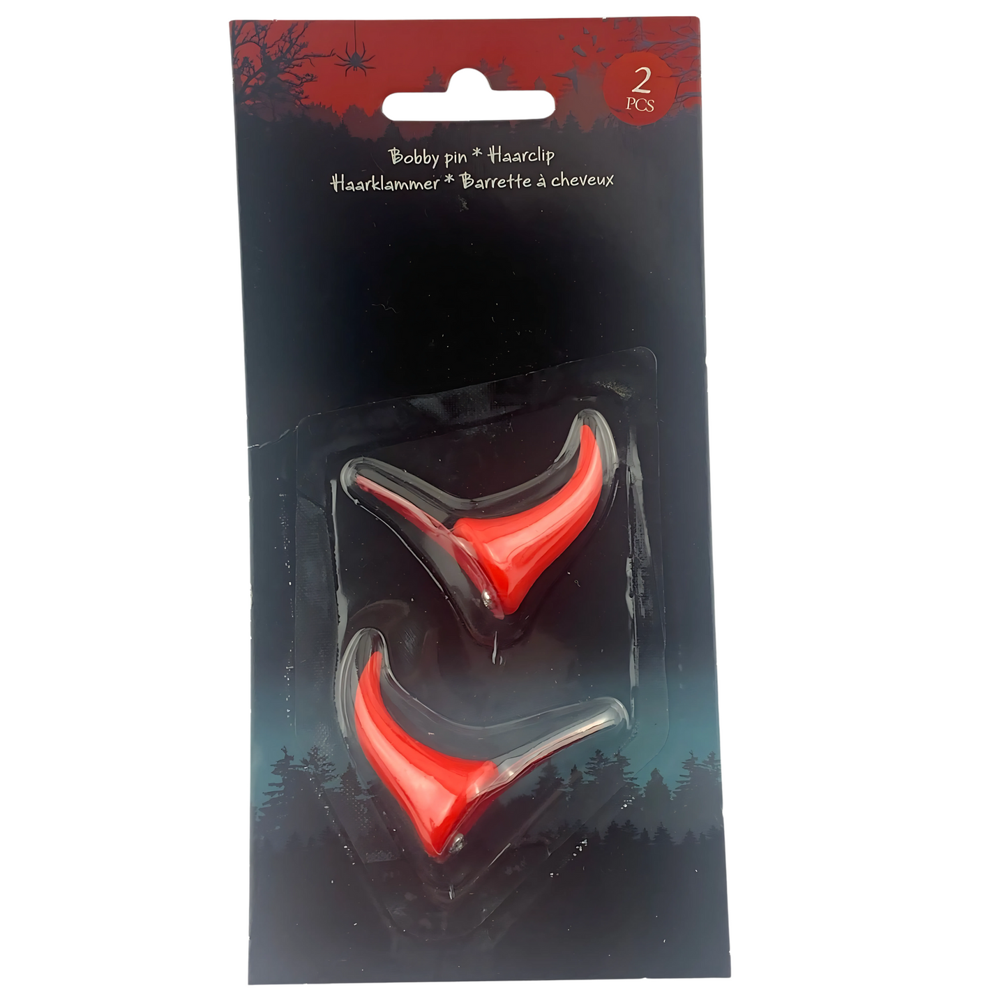 Devil Horns Hair Clips