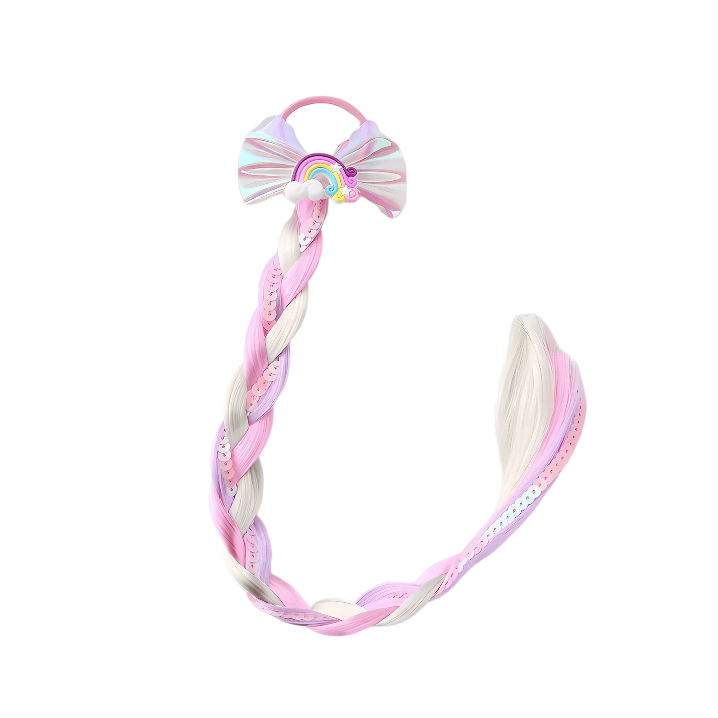 Kids Colorful Braided Wig Hair Extensions - Gummia