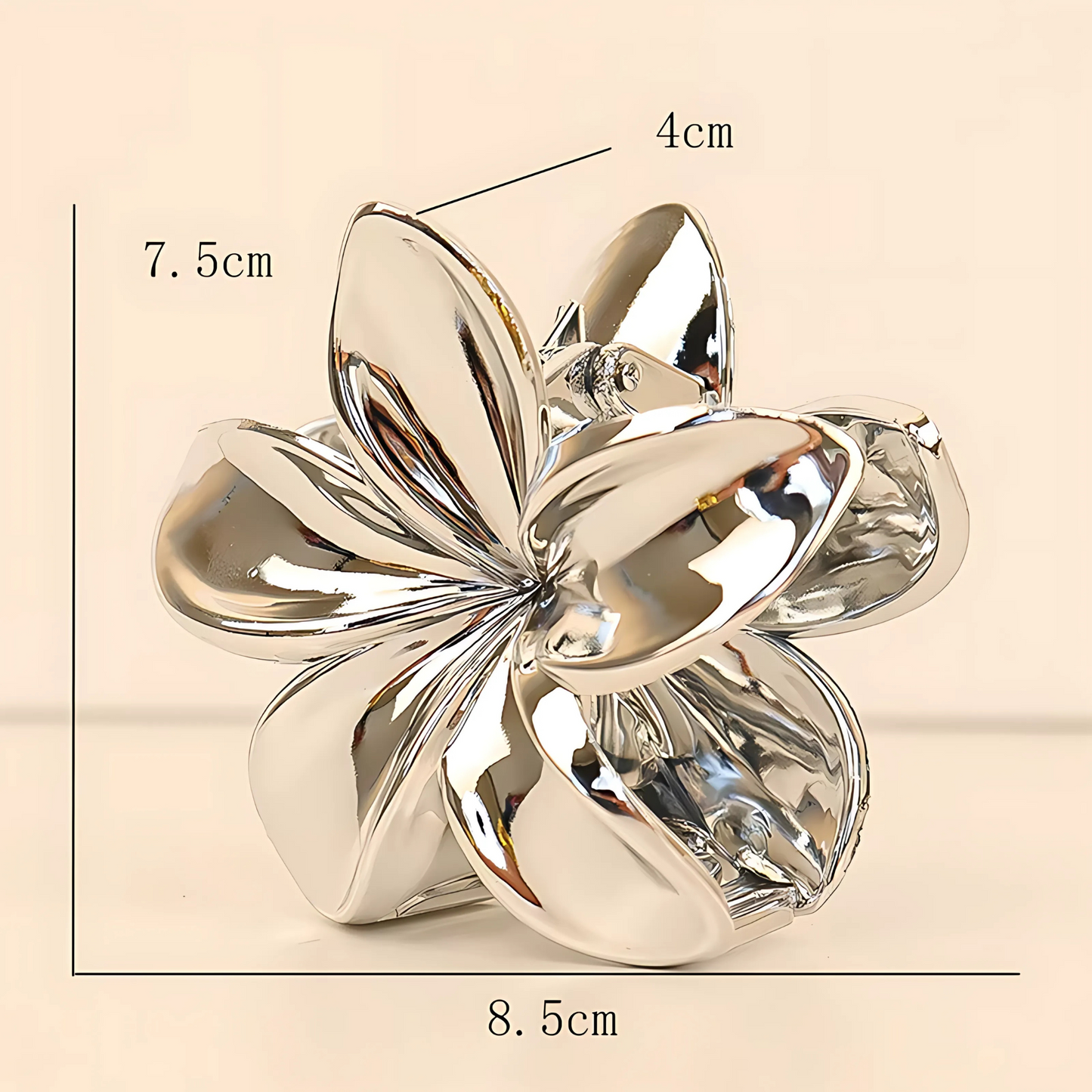 Plumeria Flower Clip 8cm