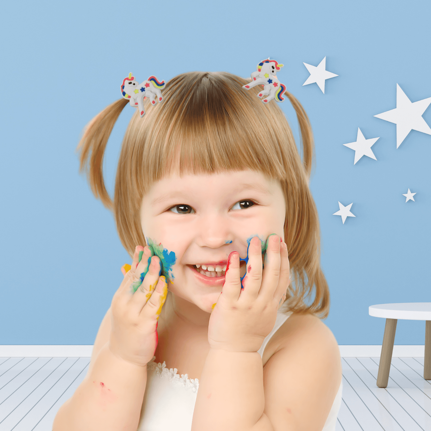 Unicorn Silicone Hair Ties for Girls - Gummia