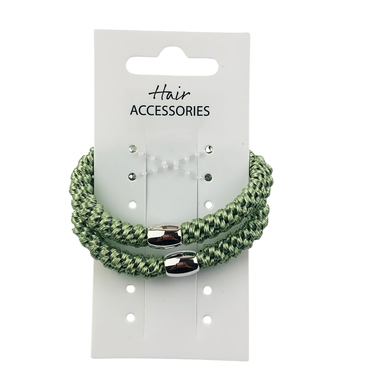 2pcs Soft braided hair ties for women