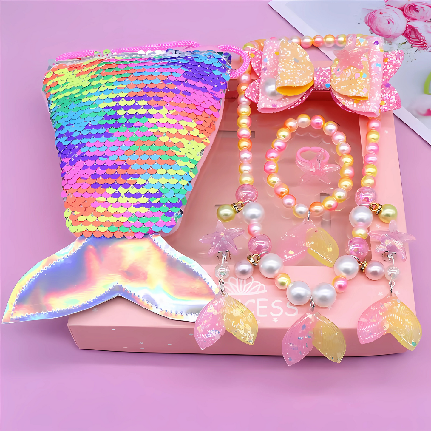 Mermaid jewelry gift box