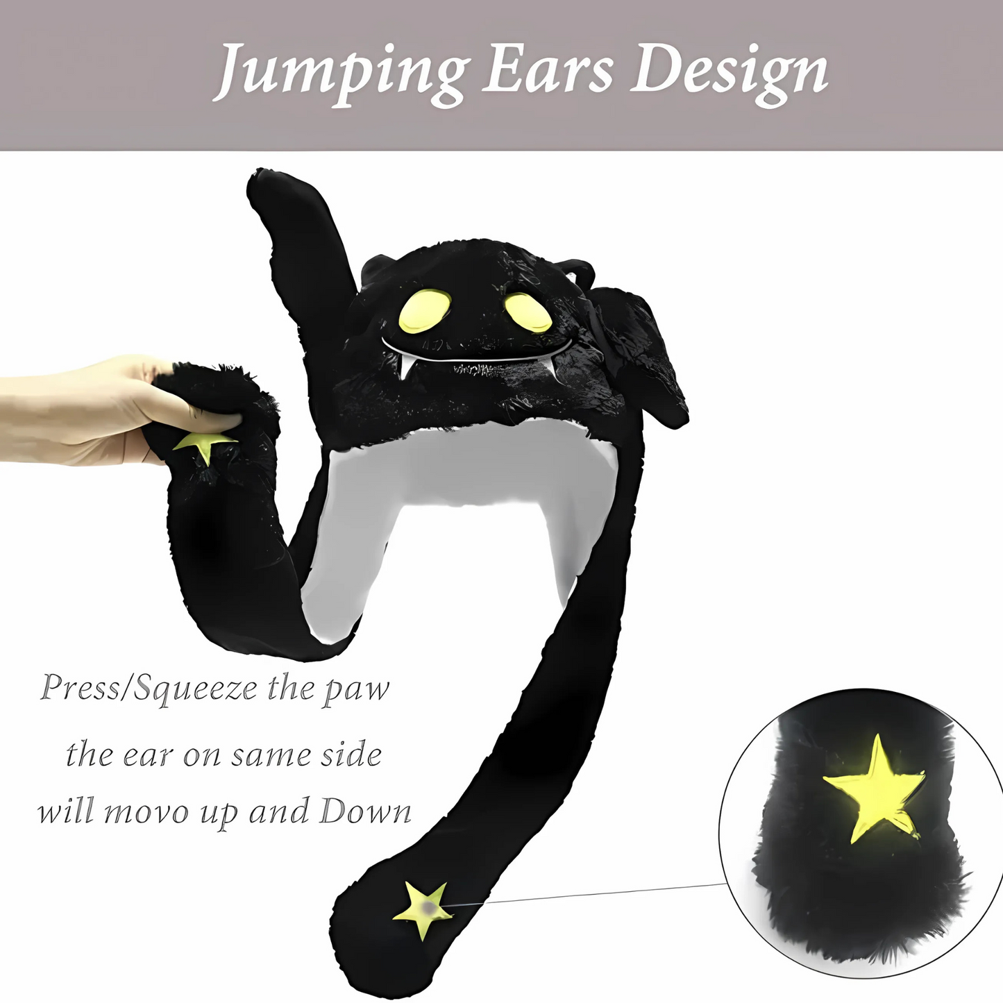 Halloween Moving Ears Hat- one size