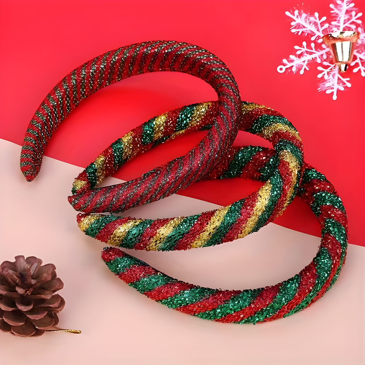 Sparkly and Glittery Headband for Christmas