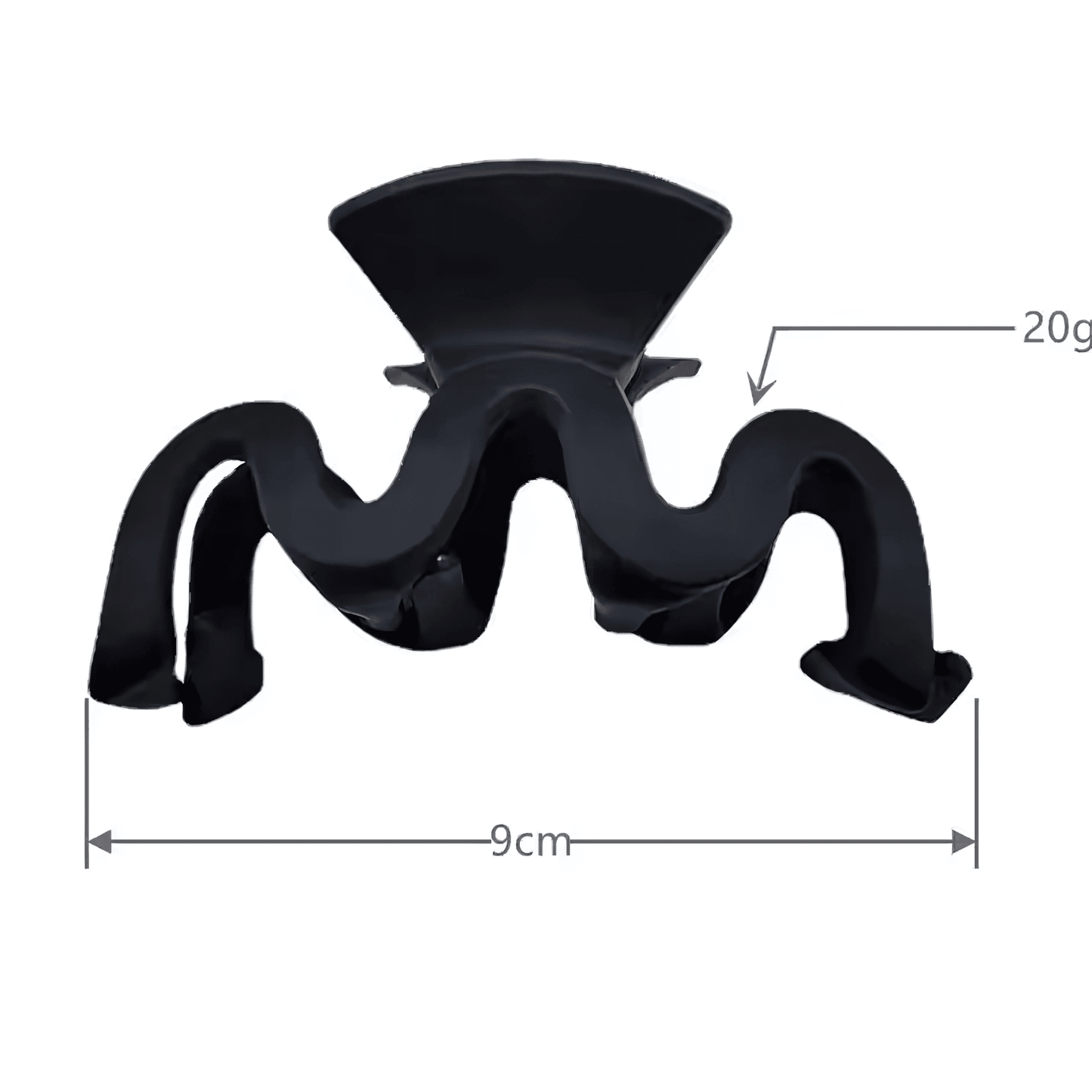 Wavy Matte Hair Claw Clip for Women - Gummia