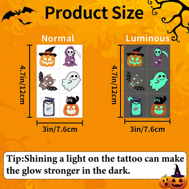 Halloween tattoo stickers
