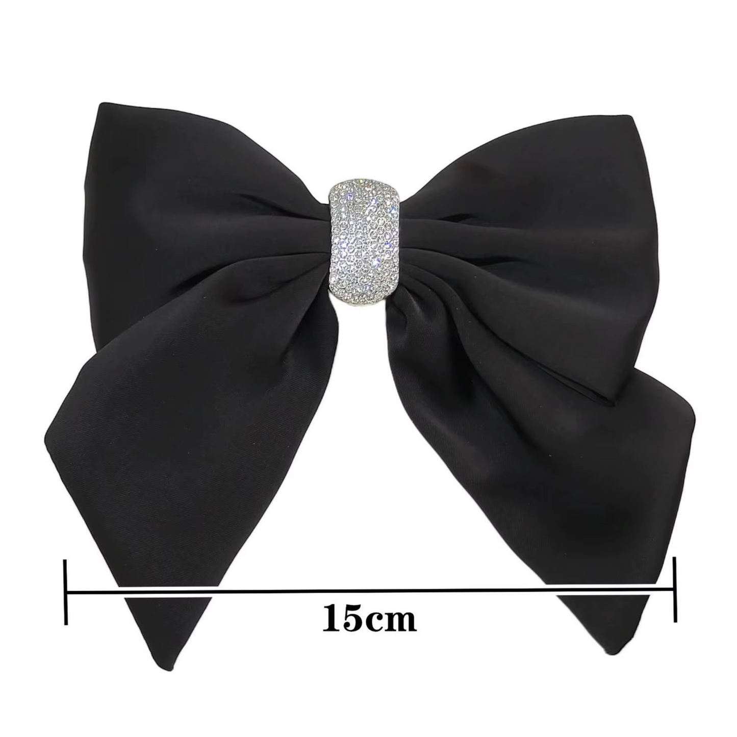 Womens Luxury Bow with Rhinestone Crystals - Gummia