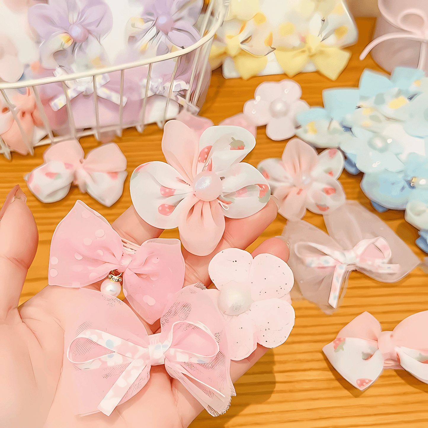 10pcs/set Soft Fabric clips for newborn/ Kids - Gummia