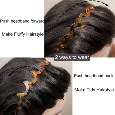 Anti-Slip Wave Teeth Hairband
