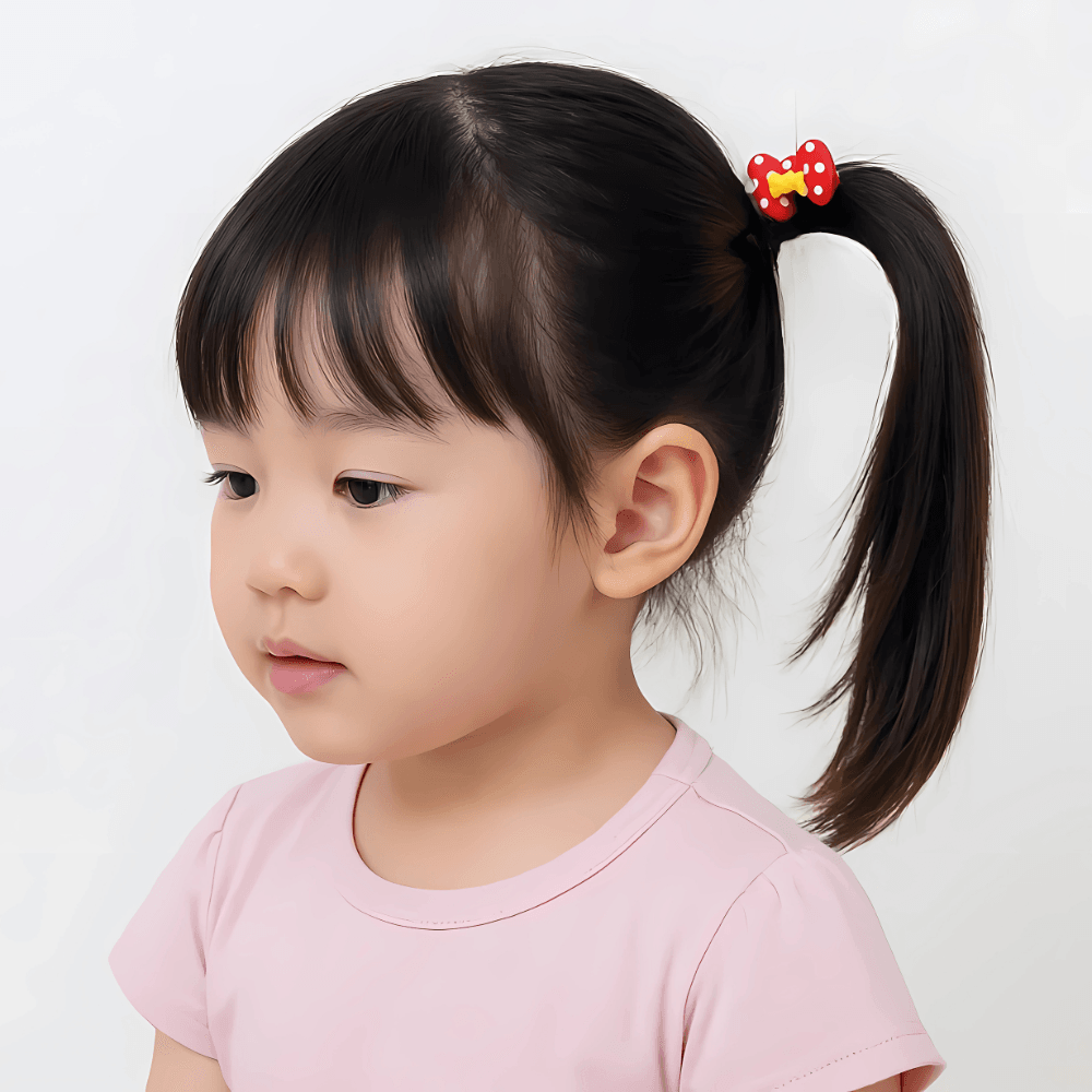 3-Pack Cartoon Elastic Hair Ties for Girls - Gummia