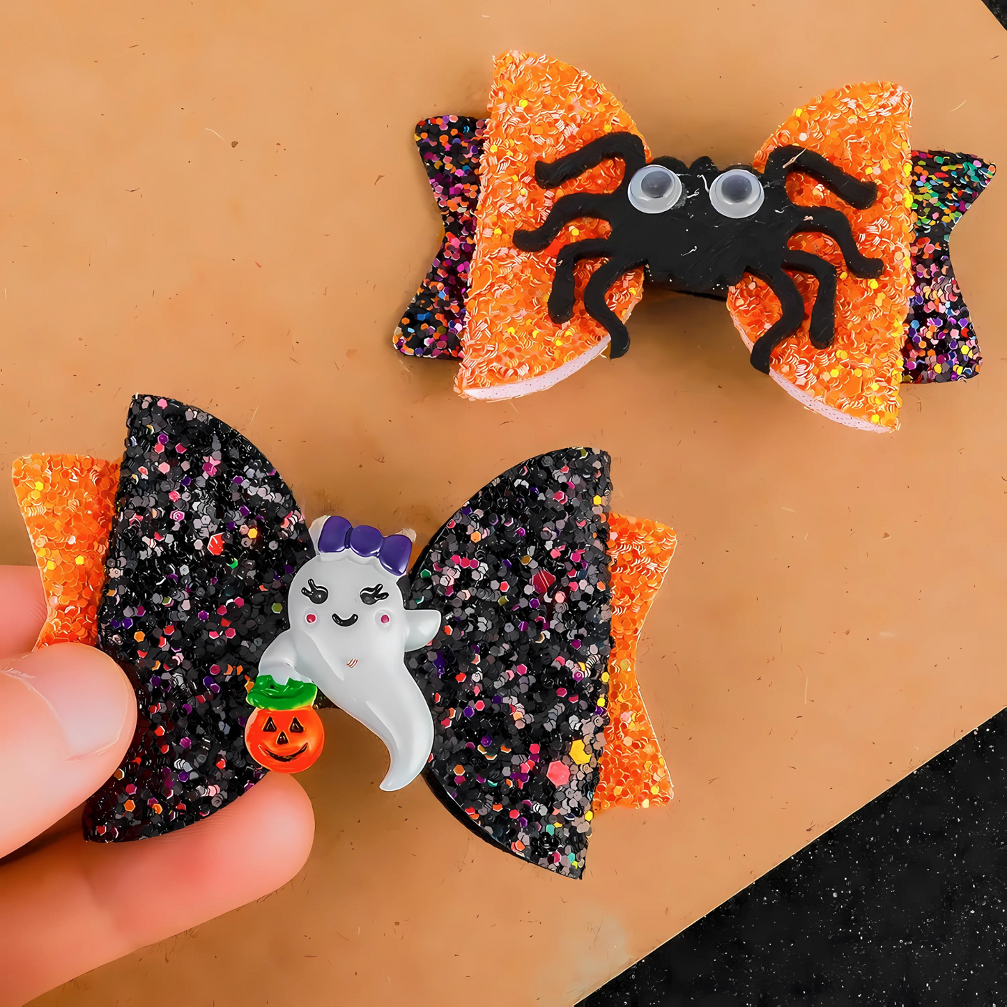 Halloween Hair Bow Clips for Kids