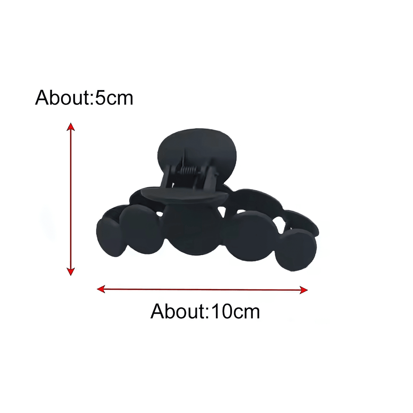 Arc shaped matte hair claw clip 10cm - Gummia