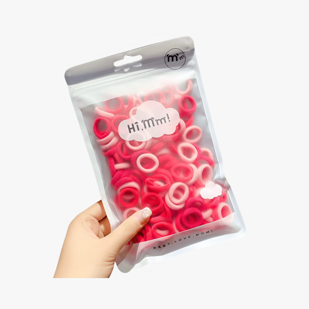 50pcs Pack Kids Hair Ties - Gummia
