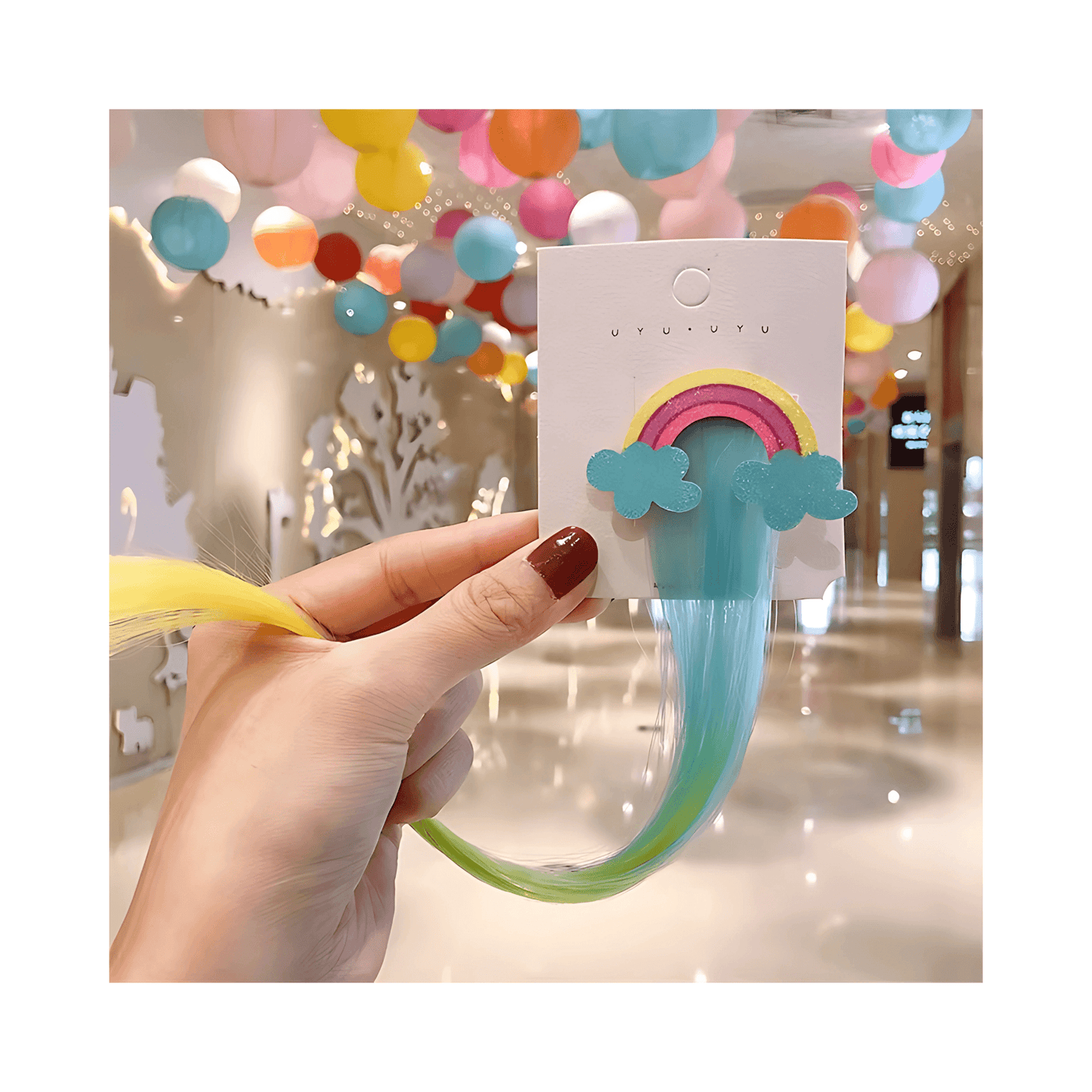 Colorful Clip-in Hair Extentions for Kids - Gummia