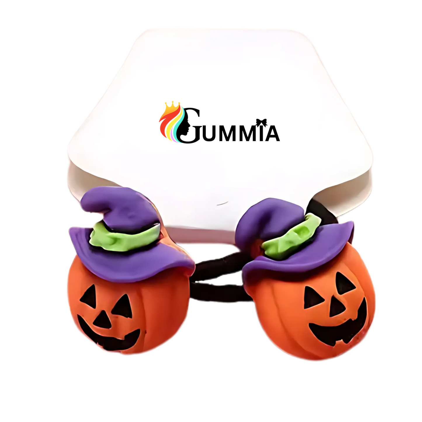 1 Pair Halloween hair ties for kids 3cm