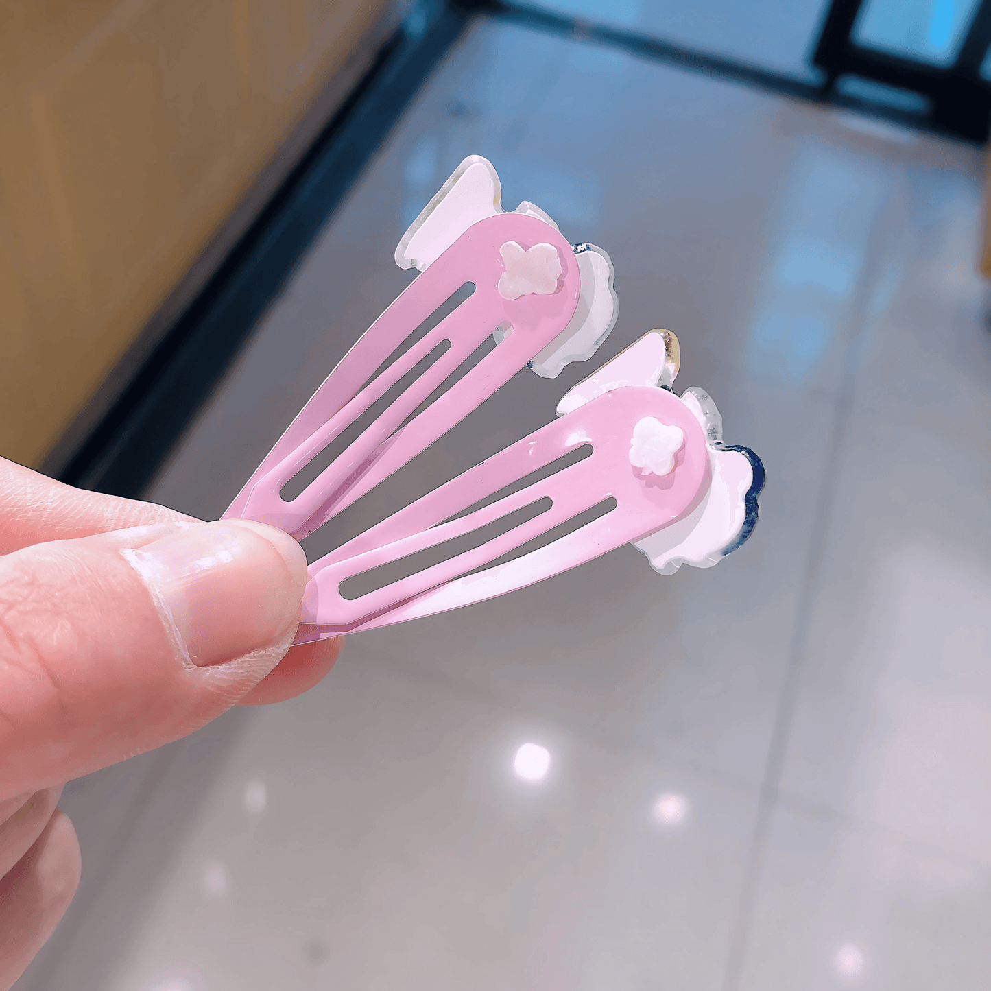 Kids cartoon tictac snap hair clips - Gummia