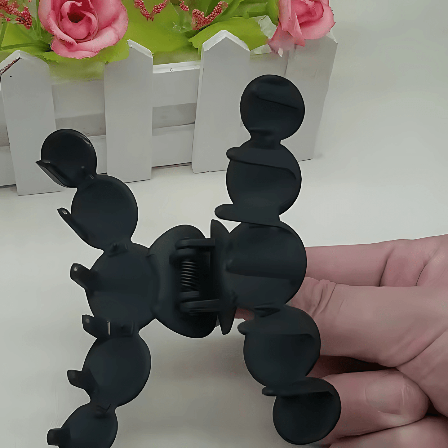 Arc shaped matte hair claw clip 10cm - Gummia