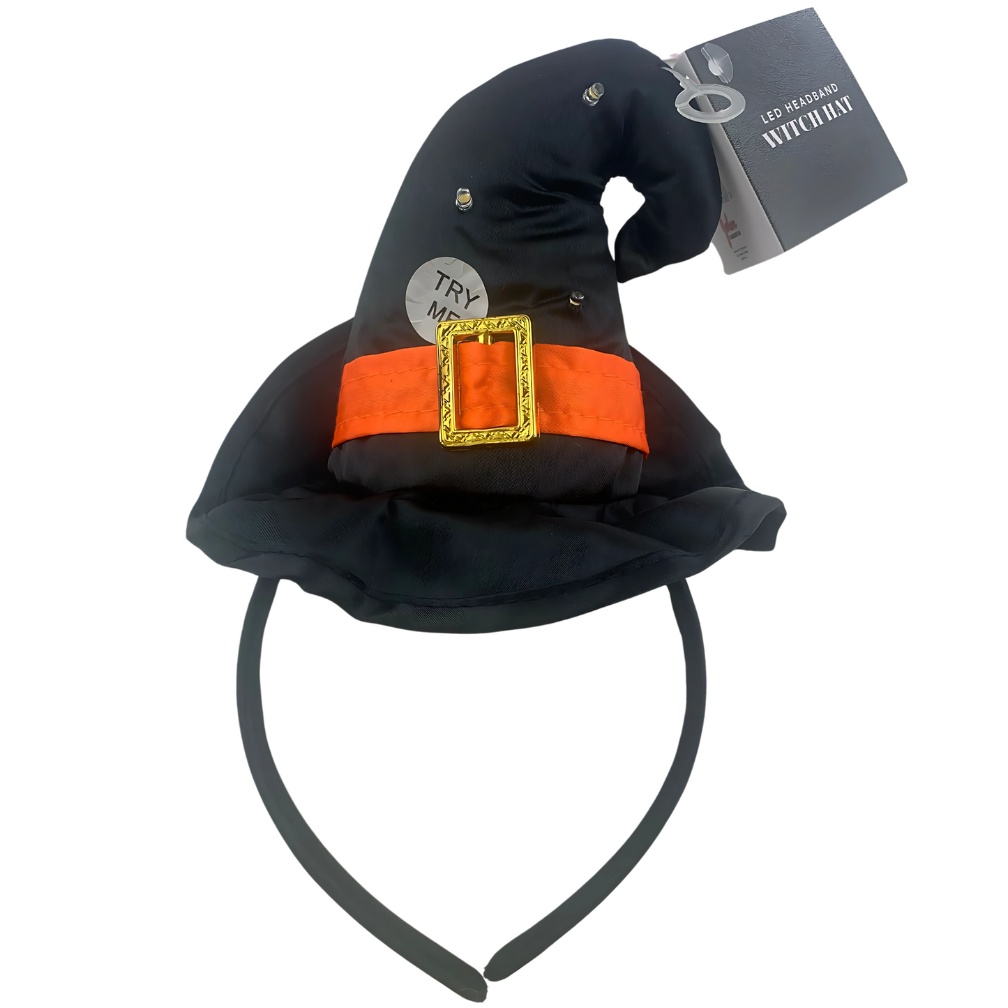 LED witch hat headband