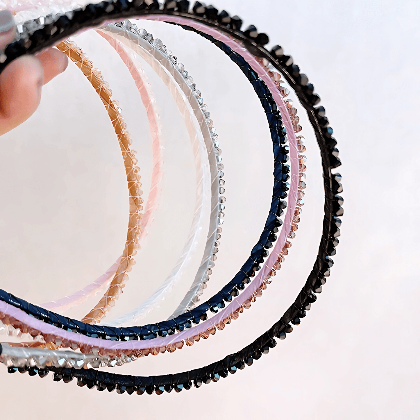 Rhinestone crystal headband for women - Gummia